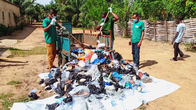 ecoCent-Müllsortierung in Togo